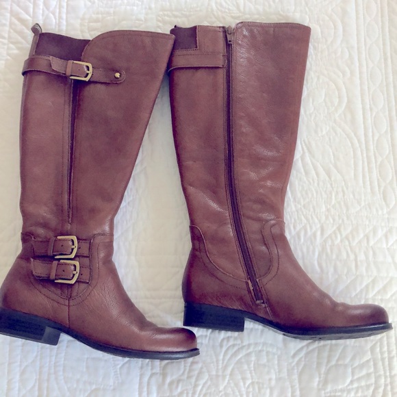 Naturalizer Johanna Tall Leather Boot-Size 4.5 - Picture 2 of 9